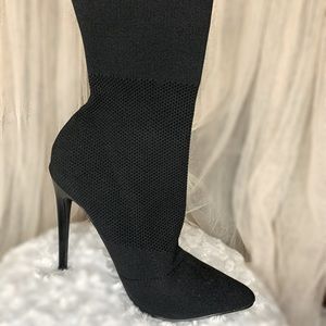 Steve Madden Black Booties
